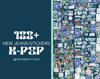 100+ NewJeans Stickers K-pop | Digital Sticker Pack | Gadget Stickers | Cute Stickers Pack | Kpop Fanart Stickers |  Kpop Journal Supplies