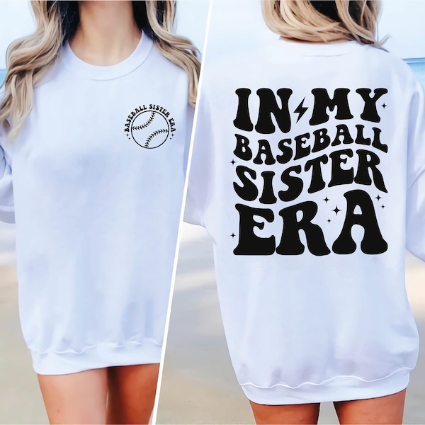 In My Baseball Sister Era SVG PNG, Baseball Sister Era Svg, Baseball Sister Svg, Baseball Sister Png, Baseball Sister Shirt Svg,Baseball Svg