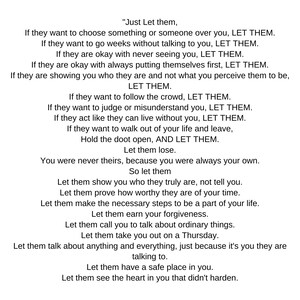 Let Them Poem 8.5x11 DIGITAL Wall Print - Etsy