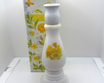 Avon Buttercup Kerzenständer Sonne Köln mit Original Box