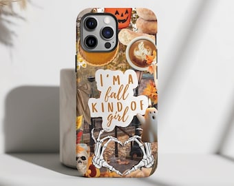 Autumn Collage Phone Case: Fall Lover Gift, Durable Protection