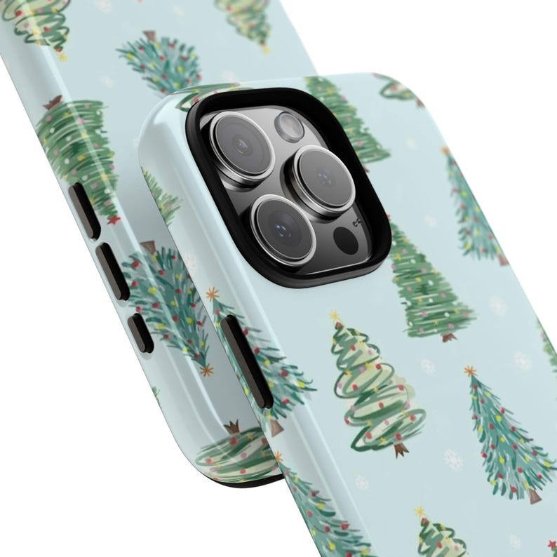Christmas Tree Pattern Phone Case: Holiday Festive Design image 5