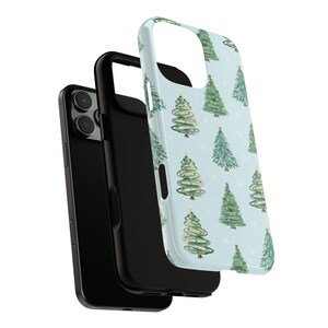 Christmas Tree Pattern Phone Case: Holiday Festive Design image 6