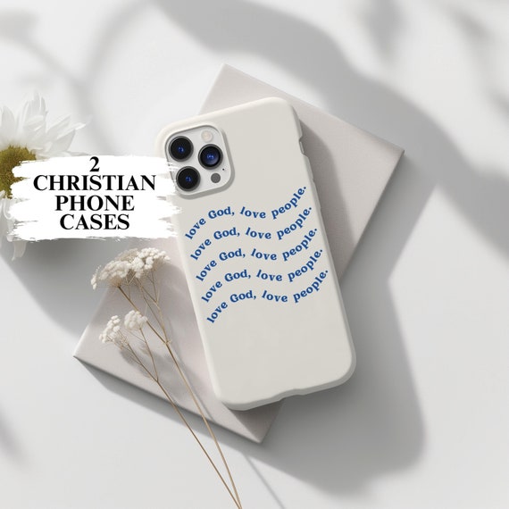 Minimalist Christian Phone Case with Uplifting Bible Verse, Simple & Faithful, iPhone 16 15 14 13 Pro Max 8 Plus X, Samsung Galaxy S24 Ultra