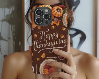 Mysigt Thanksgiving-telefonskal: Höstskördedesign