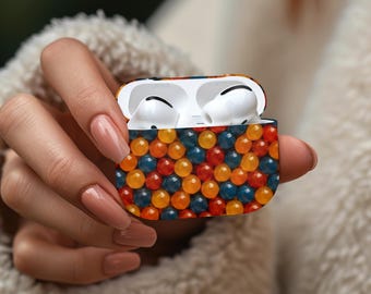 Kaviar AirPods Hülle: Buntes künstlerisches Design, stoßfest