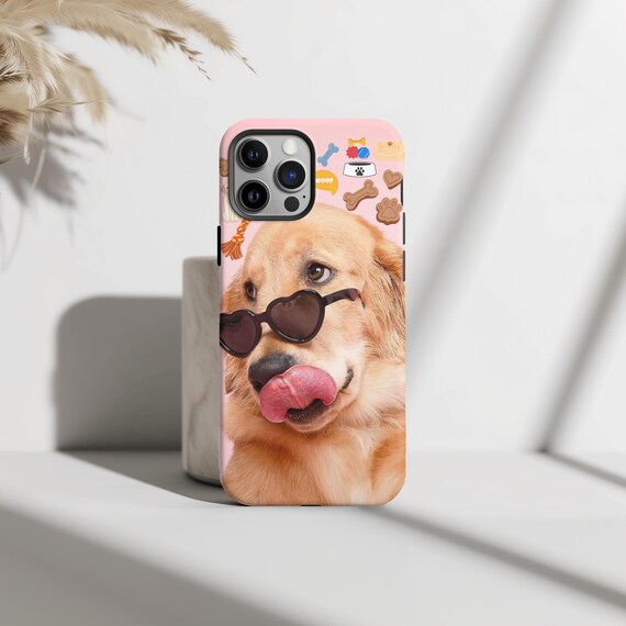 Customizable Pet Tough Phone Case, iPhone 15 14 13 12 11 Pro Max 8 Plus X Cases, Samsung Galaxy S24 S23 S22 S21 S20 Ultra