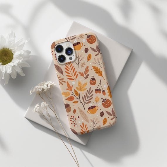 Pumpkin Spice Latte Phone Case: Cozy Fall Coffee Design