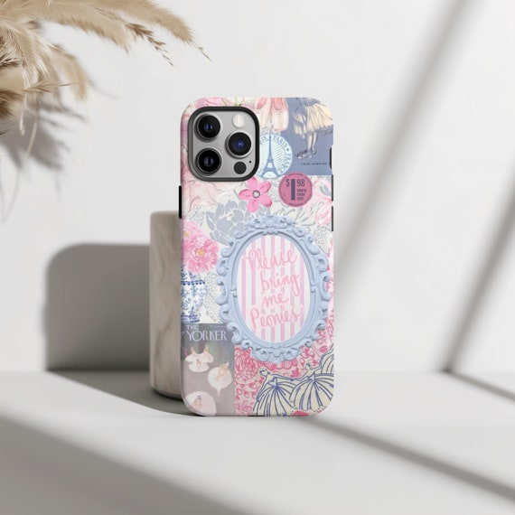 Vintage Coquette Ballet Collage Phone Case, Ballet core, Coquette Aesthetic, iPhone 16 15 14 Pro Max 8 Plus X, Samsung Galaxy S24 S23 Ultra
