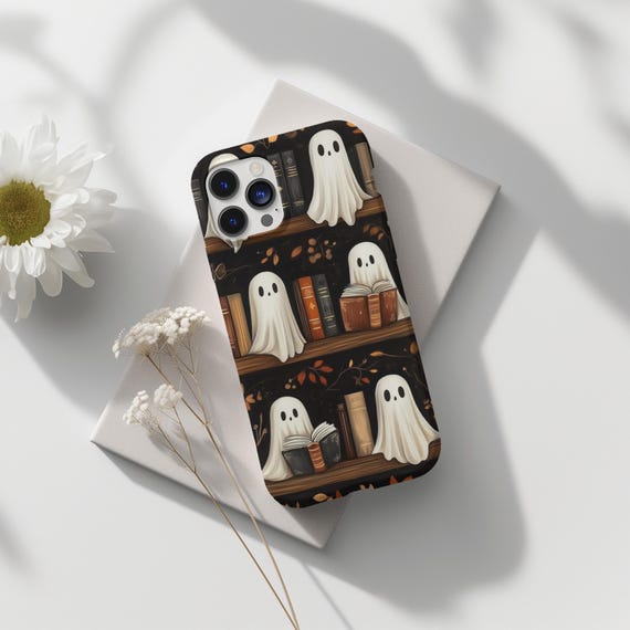 Bookish Halloween Ghost Phone Case