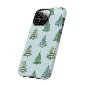 Christmas Tree Pattern Phone Case: Holiday Festive Design image 4