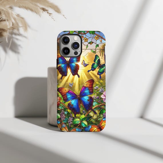 Dreamy Butterfly Phone Case, Dreamy & Delicate, Aesthetic, iPhone 16 15 14 13 12 11, S25 S24 S23 S22 S21 S20