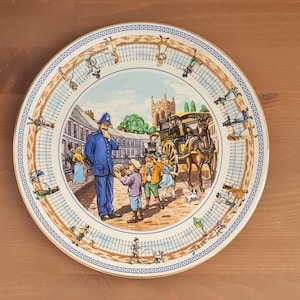 Vintage Ringtons Plate Street Games 10" Diameter