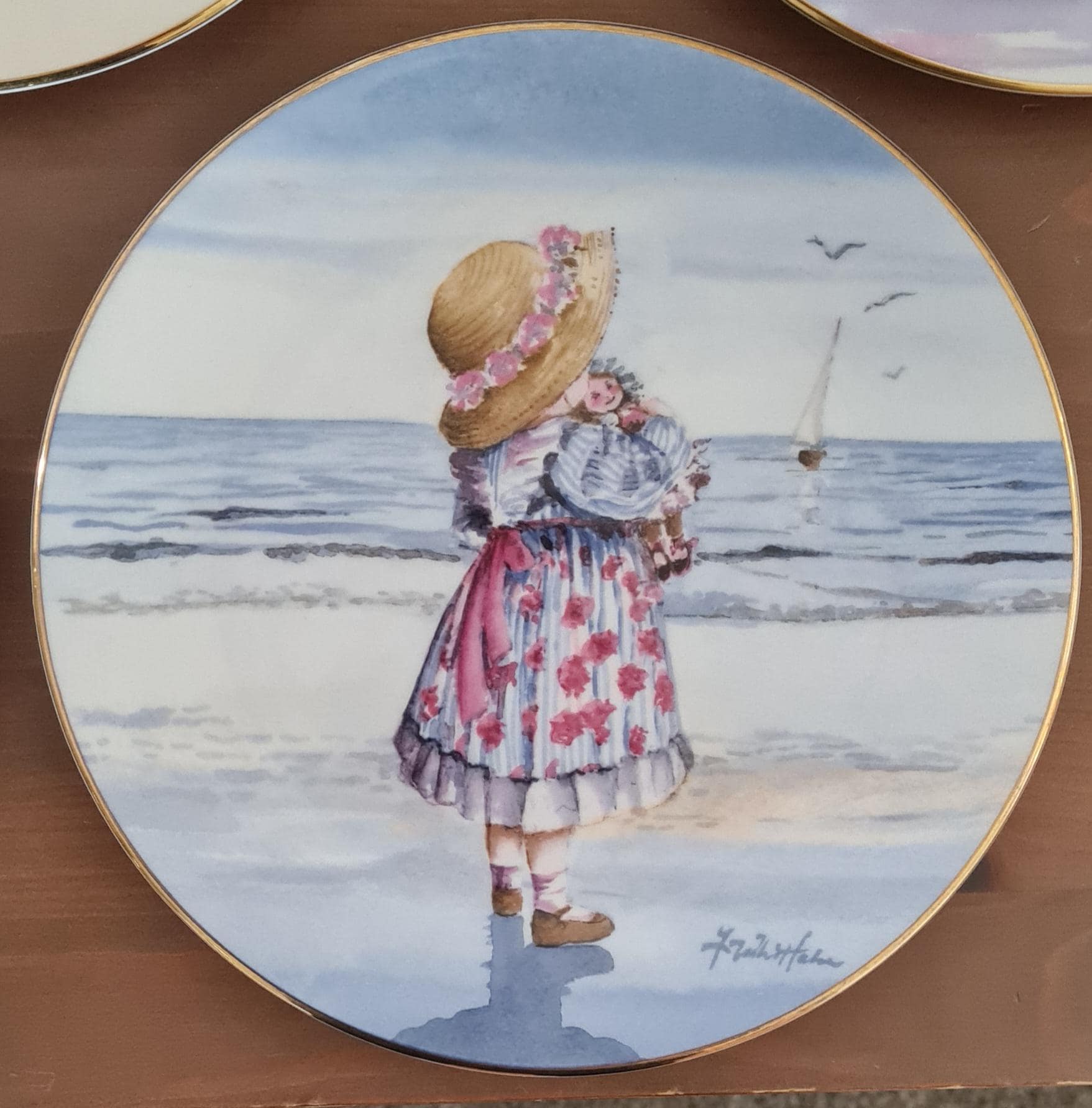 Vintage Royal Worcester Plates One Glorious Summer Collection 1993