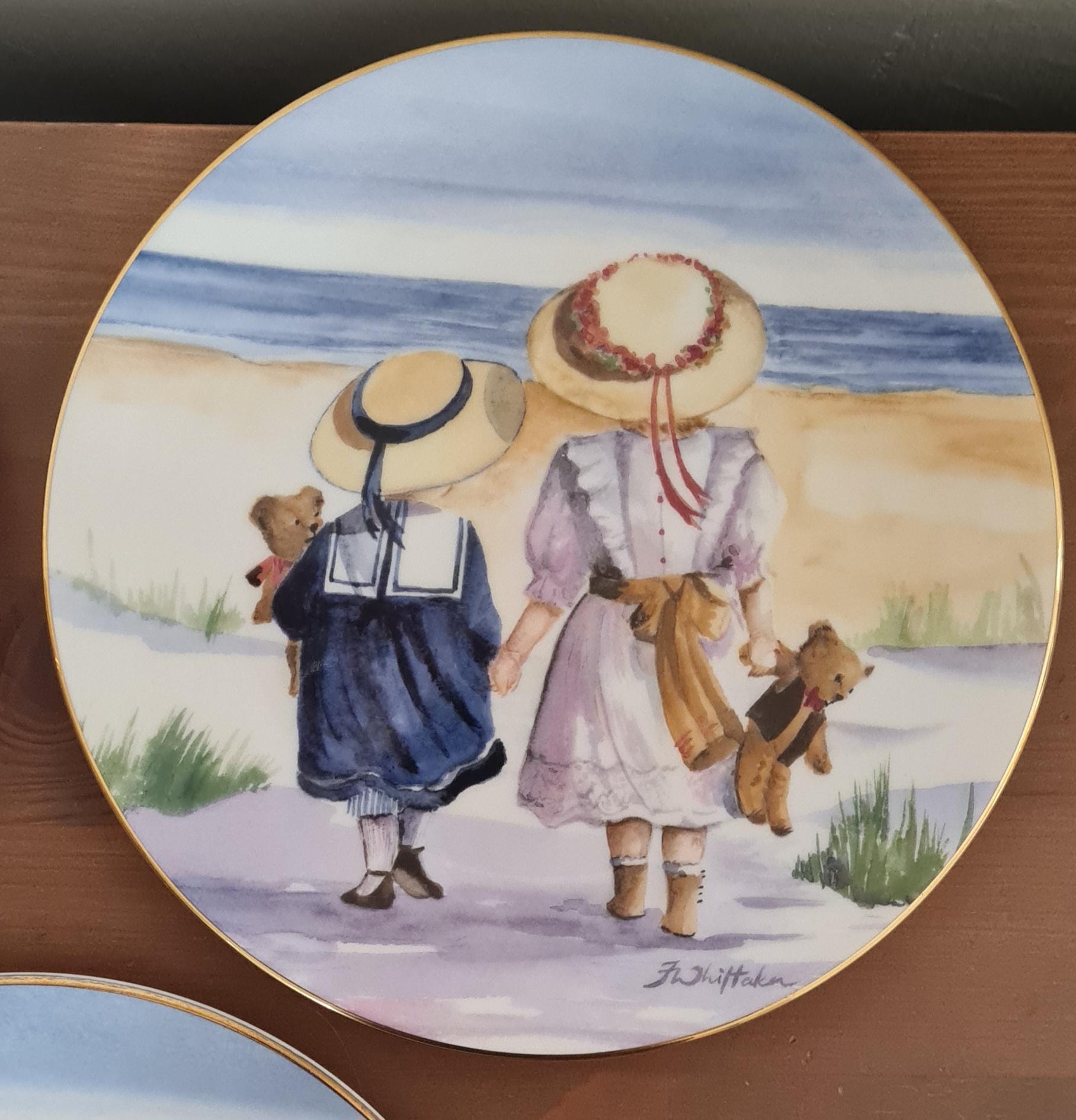 Vintage Royal Worcester Plates One Glorious Summer Collection 1993