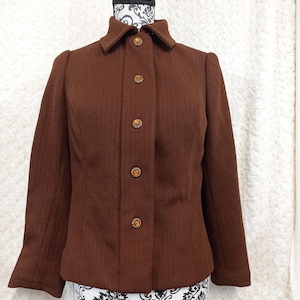 Women&#39;s Brown Vintage Blazer from 1960s