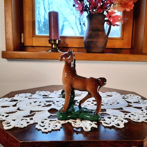 Porcelain Horse Figurine from 1960s