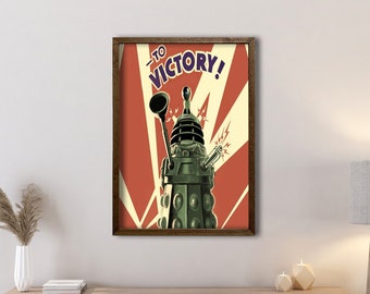 Doctor Who Poster,To Victory! - Dalek - Tv Show Poster