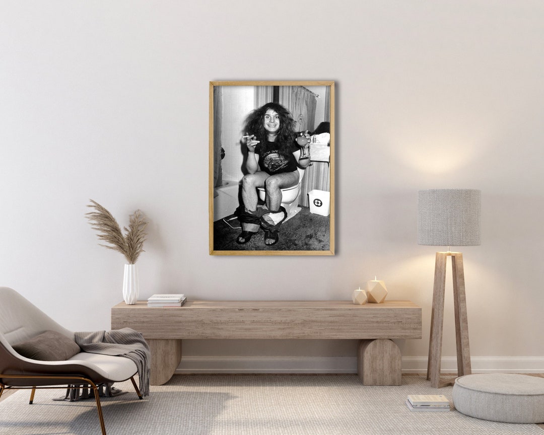 ozzy osbourne toilet poster