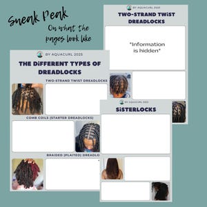 A Beginners Guide to Dreadlocks 28 Page Downloadable Document - Etsy