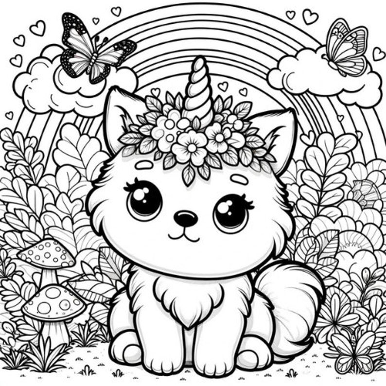 Custom Coloring Pages Make Your Own Coloring Page Etsy