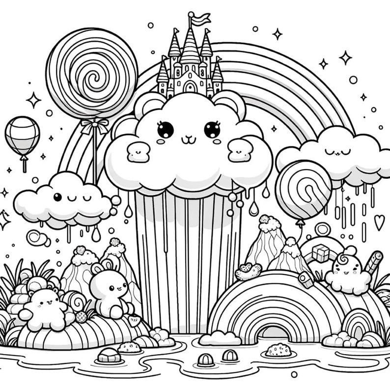 Custom Coloring Pages Make Your Own Coloring Page Etsy