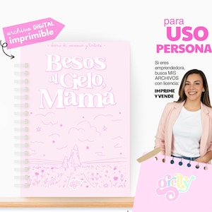 Sorgdagbok för mamma | Digital e-bok för att hedra minnen, skriva brev till himlen och bevara minnen av en avliden mor | Utskrivbar PDF