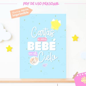 Diario de Duelo Perinatal Imprimible PDF | Cartas a mi bebé fallecido | Sanación | Apoyo Emocional | Desahogo | Regalo a madre en duelo