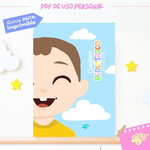 Agenda Pediátrica Niño Bebé | Control Pediátrico Niño | Cuaderno | Control Pediatra | Crecimiento | Pdf | Descargable | Imprimible | Digital