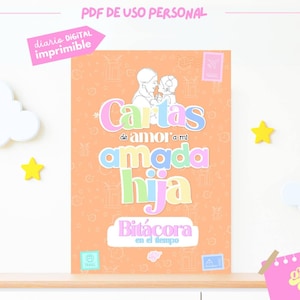 Cartas de amor a mi Hija, Cuaderno de Recuerdos, Regalos Originales, Diario, Imprimible, Descargable, journal de cartas, Pdf, Ipad, Letters