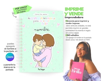 Print and SELL: Mother-Son Love Letter Journal | Love and Memories | Family Legacy | Writing | Reflecting | Gratitude, Love (PDF)