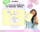IMPRIME Y VENDE Recetario Familiar Imprimible A5 | Libro de Recetas para Niños y Mamás | Recipe Book PDF Diario de Cocina Imprimible