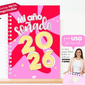 Diario de Manifestación 2026 Guiado| crecimiento personal | autoconocimiento | afirmaciones positivas | diario de vida análisis de vida pdf