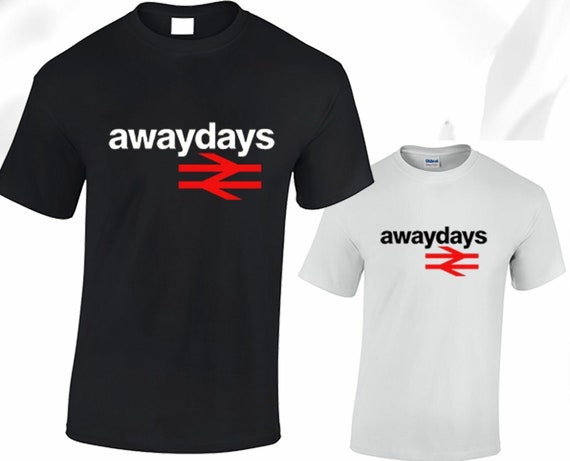 Away Days Mens T Shirt Football Casuals Hooligans Terrace Trimm