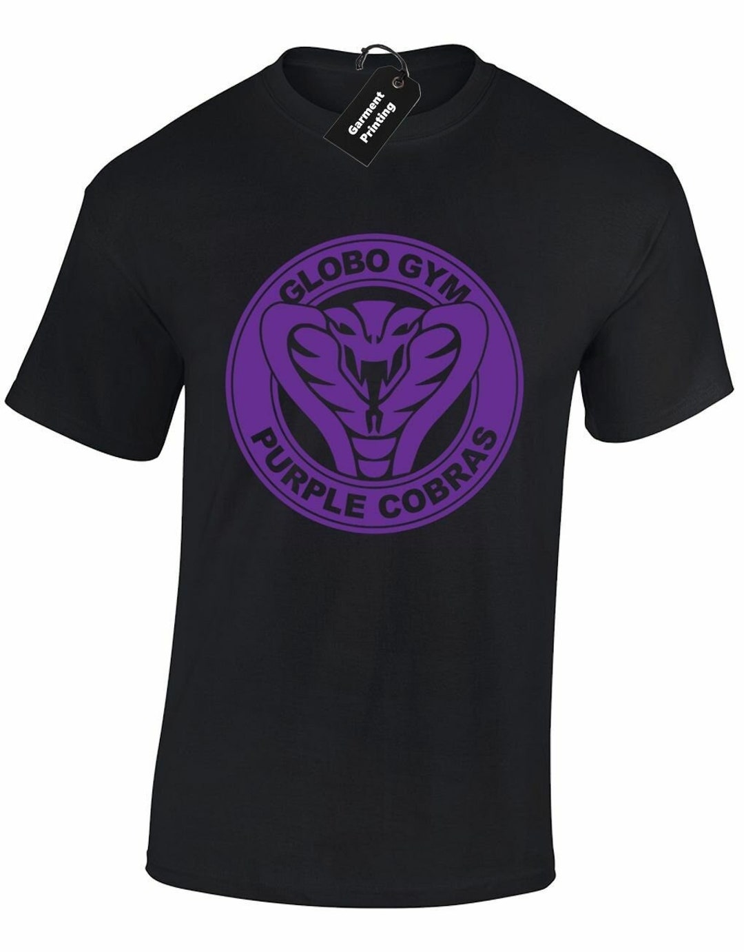 Purple Cobras Mens T Shirt Movie Globo Gym Dodgeball Stag Party Fancy