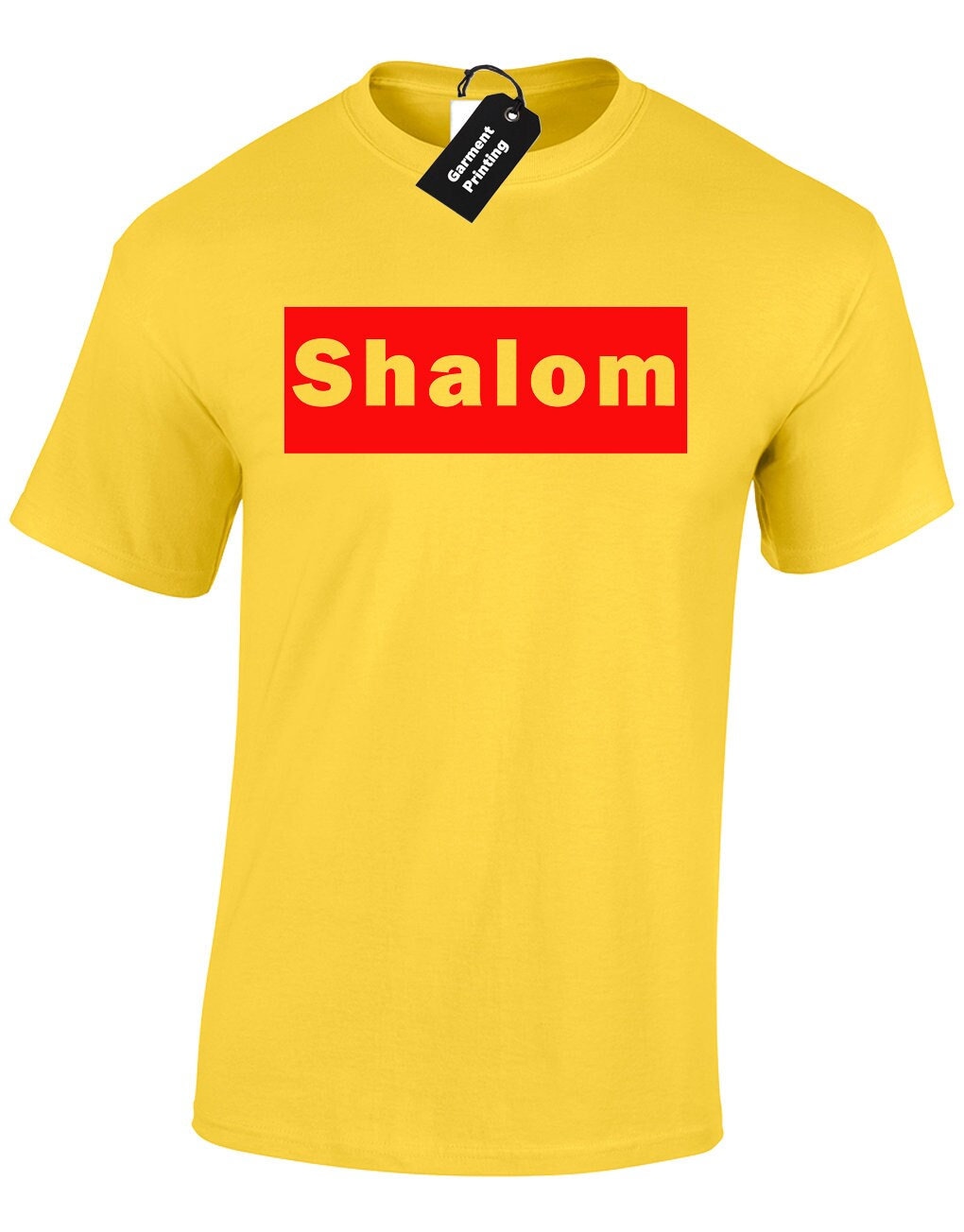 送料/関税込 ●SHALOM● SUGAR TSHIRT Shalom Fashion Red Mens T Shirt Tee Friday Night Funny