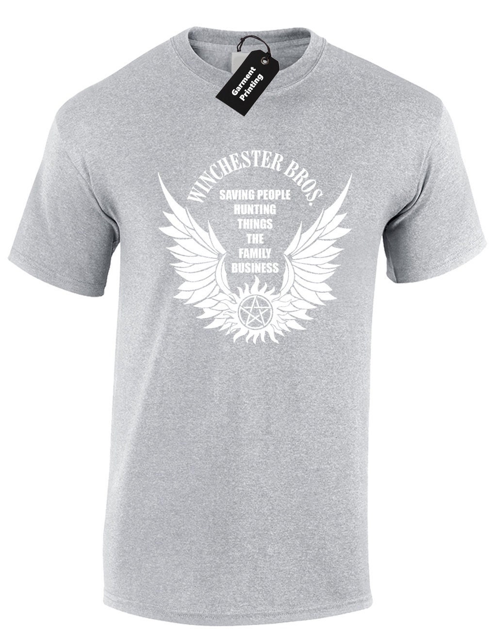 TShirt-People Winchester Bros Luzifer - Body Para Bebé Negro TShirt-People Winchester Bros Luzifer - Body Para Bebé Negro
