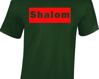 送料/関税込 ●SHALOM● SUGAR TSHIRT Shalom Fashion Red Mens T Shirt Tee Friday Night Funny