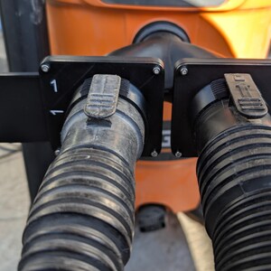 Gate Valve Y Splitter with one side open