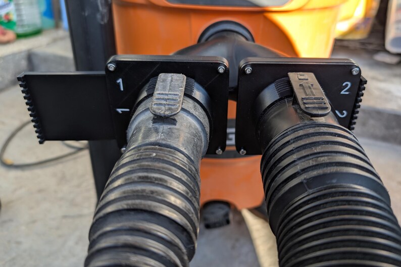 Gate Valve Y Splitter with one side open