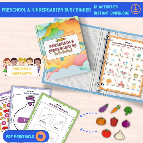 Toddler and Prek Busy Work Book