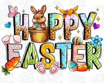 Happy Easter Png, Sublimation Design Download, Happy Easter Day Png, Easter Life Png, Easter Egg Png, Sublimate Designs Download