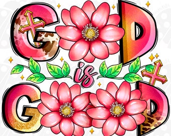 God Is Good Png, Christian Png for Shirts, Bible Verse Png, Jesus Png Sublimation Designs Digital Download, Christian Designs Pngs