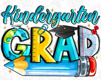 Kindergarten Grad  Png, Kinder Graduate 2024 Png, Kindergarten graduation Png, Kinder Grad 2024,Transparent PNG file for sublimation