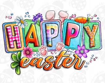 Happy Easter Png, Sublimation Design Download, Happy Easter Day Png, Easter Life Png, Easter Egg Png, Sublimate Designs Download