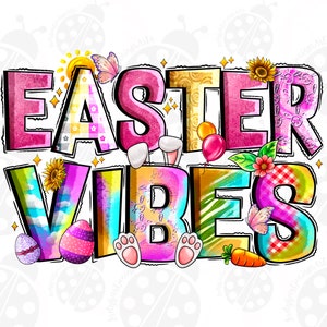 Easter vibes png sublimation design download, Happy Easter Day png, western Easter png, sublimate designs download