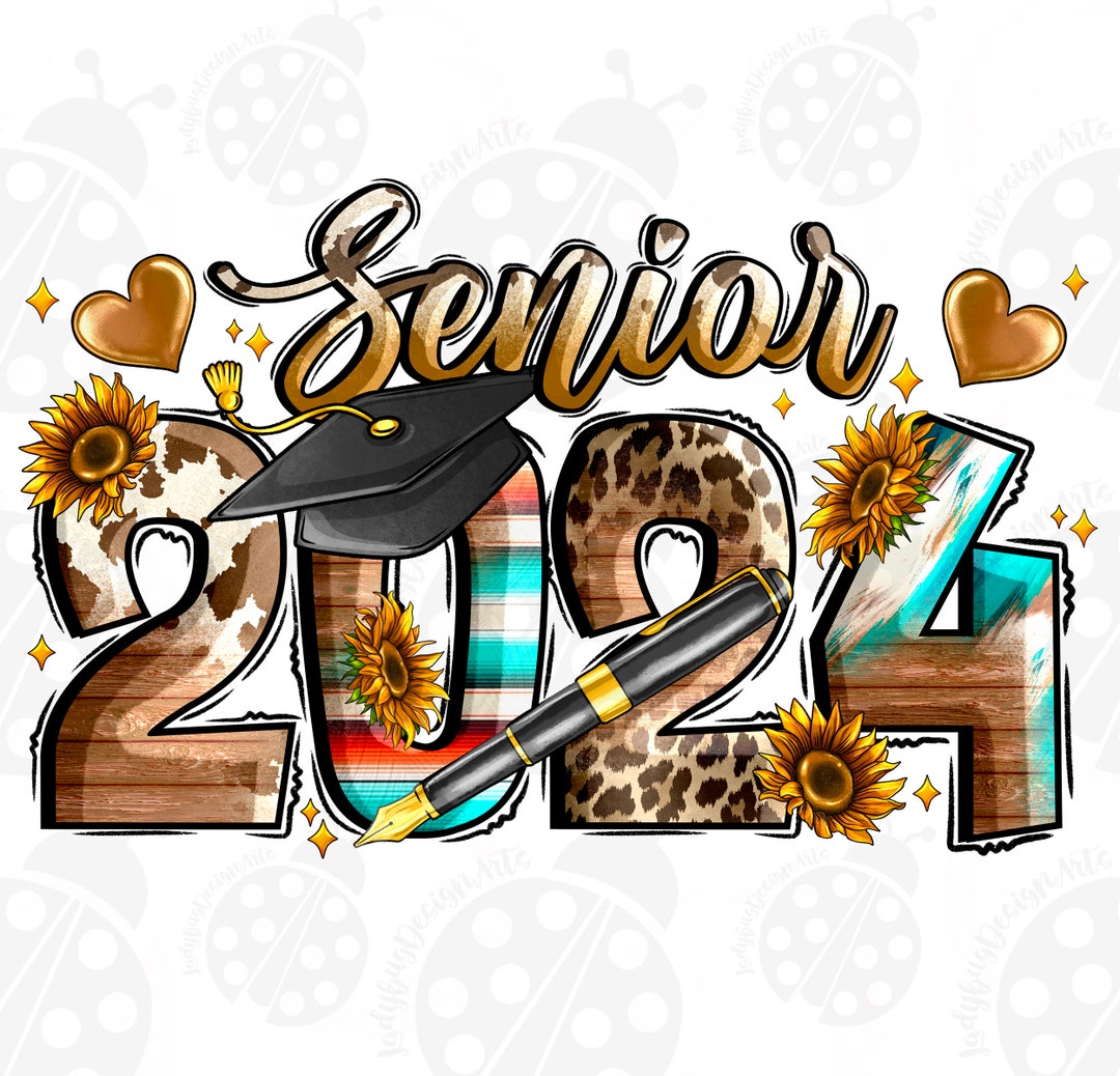 Senior 2024 Png Sublimation Design Download, Class of 2024 Png ...