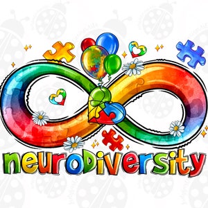Neuro Diver Sity Autismus Png Sublimationsdesign Download, Autismus Bewusstsein Png, Autismus Leben Png, Autismus, Sublimation Designs herunterladen