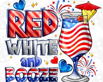 Blanc rouge et alcool à télécharger pour sublimation, drapeau des États-Unis png, 4 juillet png, fête de l'indépendance png, téléchargement de motifs sublimés
