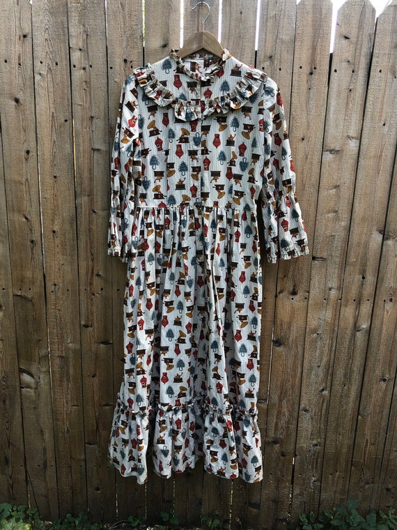 Vintage handmade 70s novelty dress - image 5